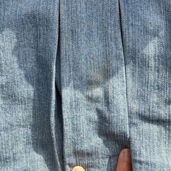 Vintage Y2K Denim Pleated Dress - Picture 7 of 7